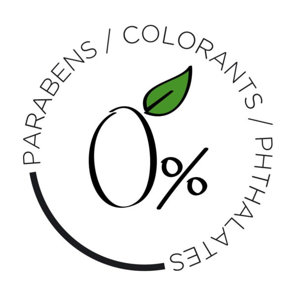 0% Parabens Colorants Phthalates