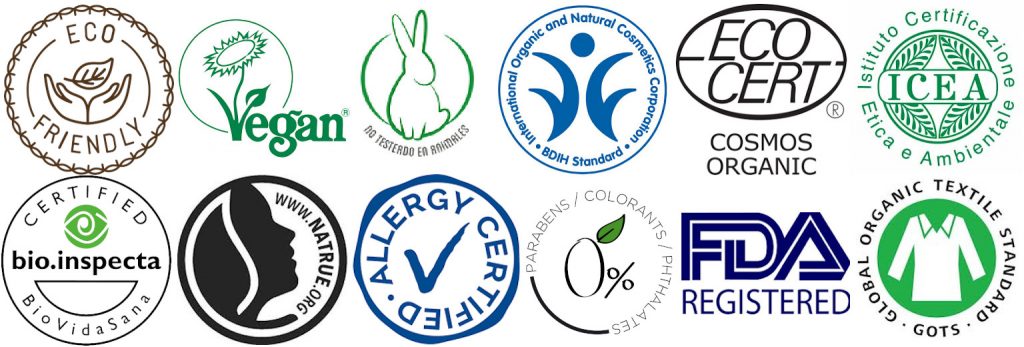 Certificados Orgánicos, Naturales y Veganos