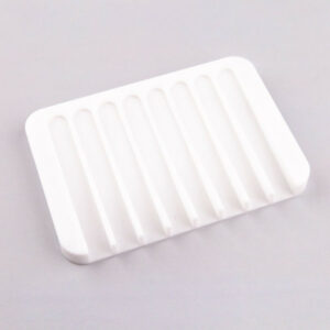 Jabonera de Silicona Blanca
